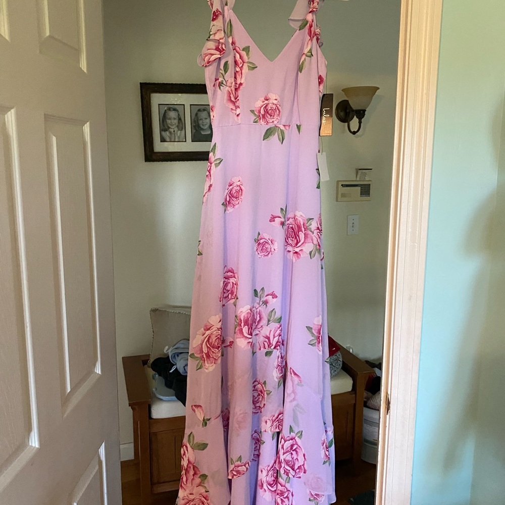 Lulus size XS long floral dress